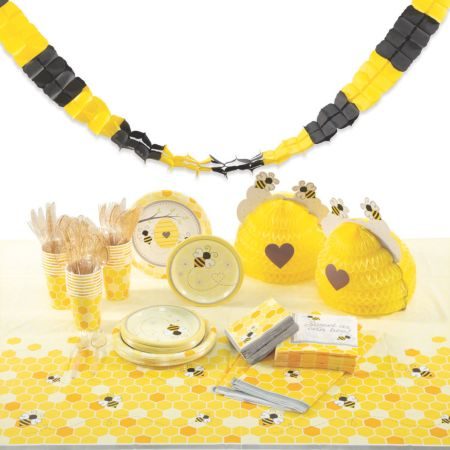 Honey Bee baby shower party supplies