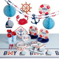 Beach Ahoy Baby shower party supplies