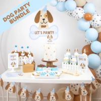 Printable Puppy Dog Baby Party Kit